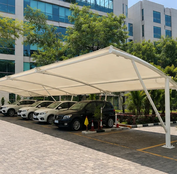 Residential Car Parking Tensile Shade